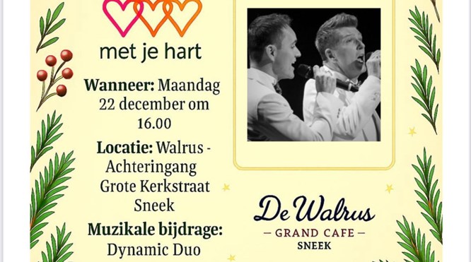 22 December 2025 - Optreden bij Kerstviering Met Je Hart